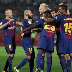 El Barça explota en Montilivi la mala fortuna del Girona