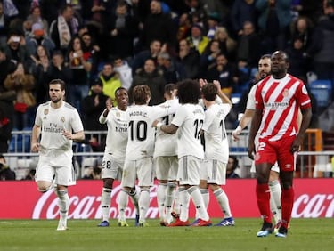 Dominant Real Madrid take two goal advantage to Girona