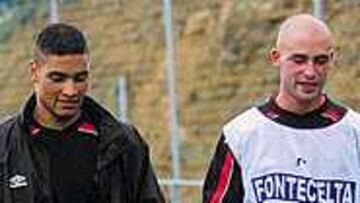 <b>NO HAN JUGADO JUNTOS</B>. Yago y Méndez no han coincidido en lo que llevamos de campaña y podrían hacerlo ante el Las Palmas.