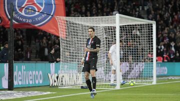Angel Di Maria (PSG) scored a goal, celebration during the French championship L1 football match between Paris Saint-Germain and Montpellier on February 01, 2020 at Parc des Princes stadium in Paris, France - Photo Stephane Allaman / DPPI
01/02/2020