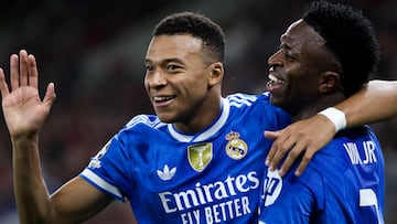 Partido perfecto para Mbappé y Vinicius en victoria del Real Madrid