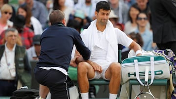 Novak Djokovic se retira. 