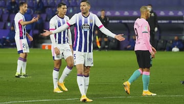 Photogenic/Pablo Requejo, Valladolid. 22/12/2020. 
 Jornada 15 de La Liga Santander entre el Real Valladolid y el F.C. Barcelona. 
 Javi S&aacute;nchez