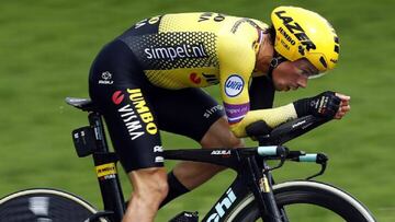 Primoz Roglic, en el Tour de Romandía.