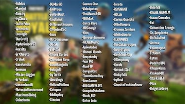 Fortnite: Lista de Youtubers en el torneo de El Rubius