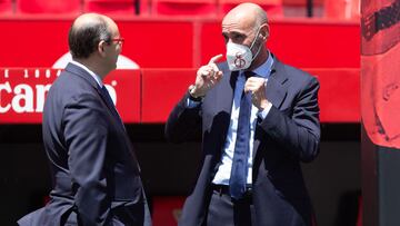 Monchi, con José Castro.