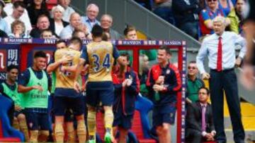 Arsene Wenger elogió el desempeño de Sánchez.