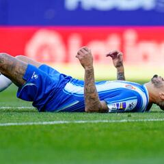 Joselu es baja de última hora, al menos, para el Espanyol-Osasuna