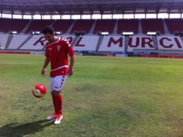 Rafa de Vicente, nuevo jugador del Murcia.