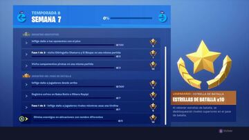 Fortnite Battle Royale: Desafíos de la Semana 7 de la Temporada 8