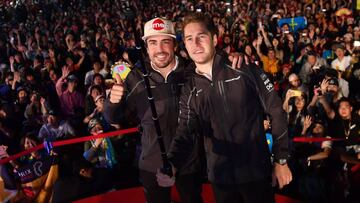 Alonso y Vandoorne.