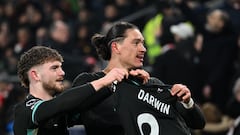 Los goles de Darwin Nuñez llamados a cambiar su carrera en el Liverpool y acercan la Premier