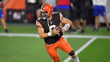 Baker Mayfield promedia poco más de 15 puntos en una gran variedad de ligas de fantasía y la próxima semana se enfrenta a Washington, líderes con 11 sacks.
