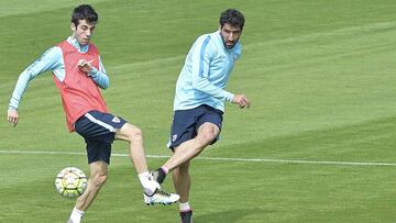 Ra&uacute;l Garc&iacute;a y Susaeta, durante un entrenamiento.