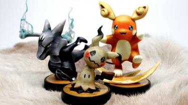 Fans crean figuras amiibo de Pokémon Sol y Luna