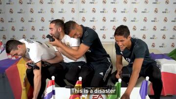 Futbolistas del Madrid juegan el Mundial en FIFA... ¡Goleada!