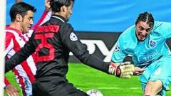 El Atleti está vivo de chiripa