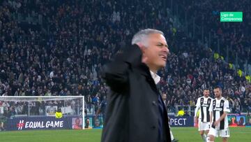 Así fue el show de Mourinho en el Juventus Stadium