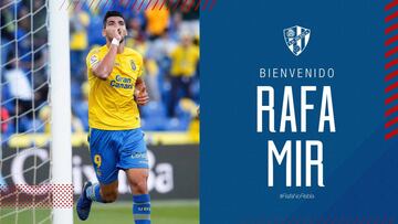 Rafa Mir, nuevo jugador del Huesca.