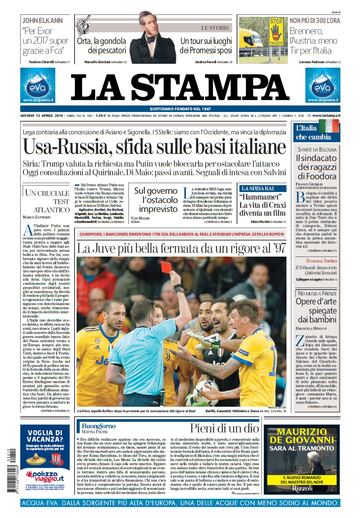 La Stampa (Tur¨ªn, Italia): "La mejor Juventus frustrada por un penalti en el 97'. Los blanquinegros remontaron los tres goles de la ida al Real y rozaron la haza?a. Expulsado Buffon".