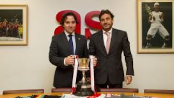 El Rayo se expande. En la imagen, el presidente Raúl Martín Presa y el director general, Luis Yáñez.