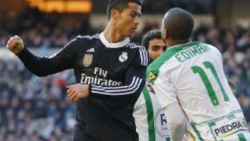 Cristiano, en el momento de agredir a Edimar.