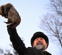 Día de la Marmota: Phil sale de su madriguera cumpliendo la tradición y predice cuánto durará el invierno