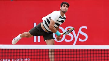 Alcaraz - Lehecka, en directo: final del ATP 500 de Queen’s hoy en vivo online