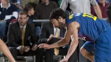 <b>INDISCUTIBLE. </b>Navarro volvió a ejercer de líder en el Barça.