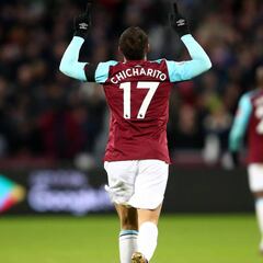 Sequía de Chicharito... ¿sentencia su salida del West Ham?