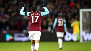 Sequía de Chicharito... ¿sentencia su salida del West Ham?