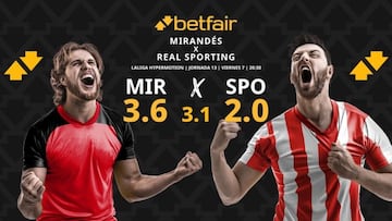 CD Mirandés vs. Real Sporting de Gijón: horario, dónde ver, pronósticos y clasificación