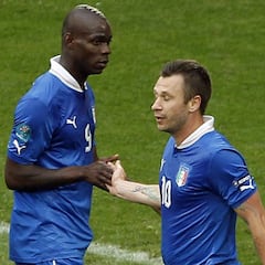 Cassano cree que Balotelli no sería el mismo sin Raiola