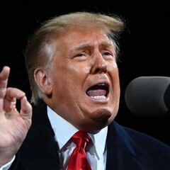 What did Trump say in Georgia at his first campaign rally after losing the election?