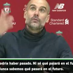 Guardiola estalla con pregunta del VAR: Golpes a la mesa...