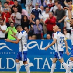 El Zaragoza derrota al Sporting y se aúpa a la cuarta plaza