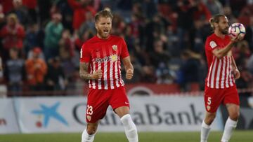 Morcillo, jugador del Almería.