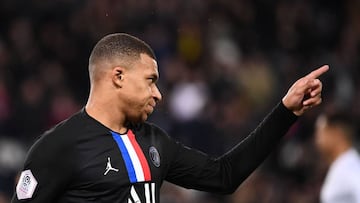 Paris Saint-Germain's French forward Kylian Mbappe
