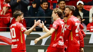 Toluca imparable y sorpresas en la Liga Mx