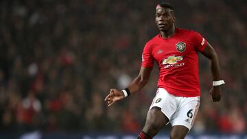 El centrocampista franc&eacute;s del Manchester United, Paul Pogba, durante un partido.