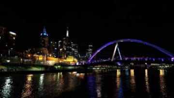 Vistas de la ciudad desde el río Yarra.