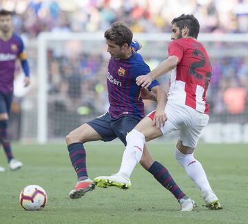 Sergi Roberto y Raúl García 