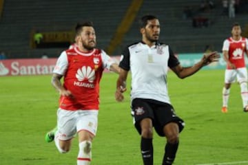 Lo mejor de Jonathan Gómez en el empate entre Santa Fe y Corinthians.