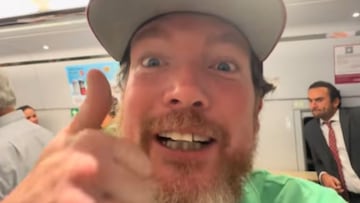 Un estadounidense va a la cafetería de un tren en España y se queda maravillado con lo que se encuentra allí