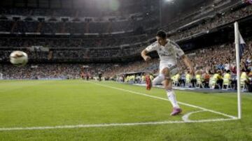 El centrocampista colombiano del Real Madrid James Rodríguez.