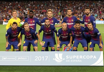 Equipo del Barcelona.