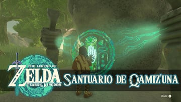 the legend of zelda tears of the kingdom nintendo switch guia santuario qamiz'una