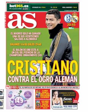 Las portadas de AS de febrero