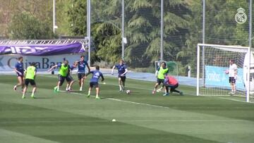 El Madrid se estrena con la mente puesta en el derbi