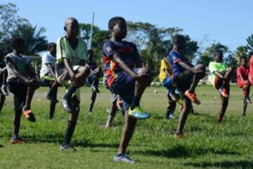 El fútbol como medio para salir de la pobreza infantil en Honduras